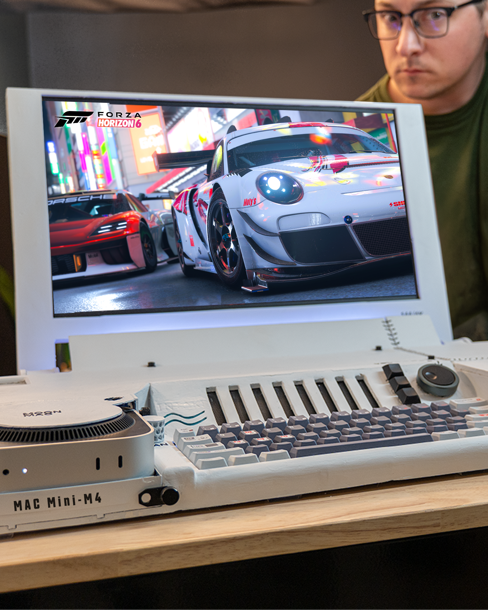 A handmade M4 Mac Mini cyberdeck build. 